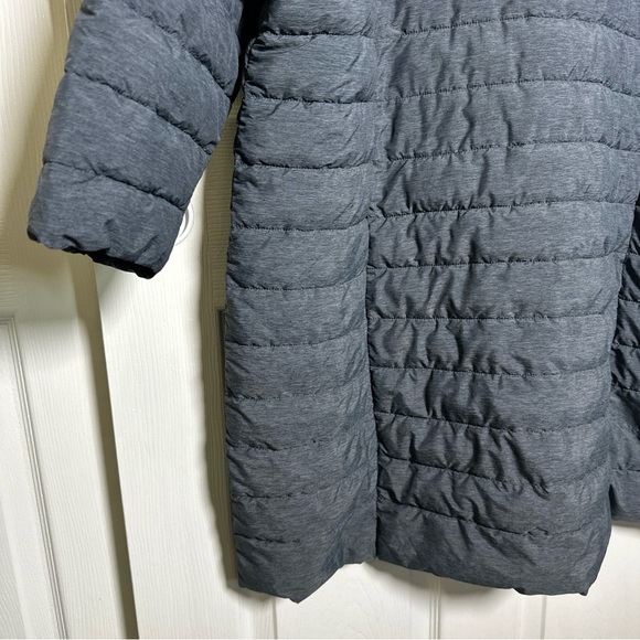Torrid Long Hooded Longline Puffer Jacket Plus Size 3 3X Winter Gray Outdoor - Picture 11 of 16